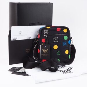MCM Multicolor Polka Dot Designer Luxus Limited Crossbody Tasche OP: 350 €