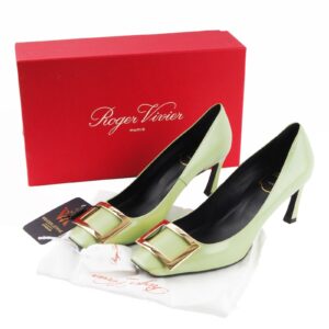 ROGER VIVIER Dec. Belle Trompette Luxus Designer Leder Pumps EU38 OP: 750 €