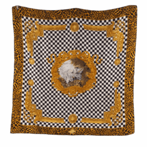 VERSACE Ateiler Barocco Seidenfoulard Handgerolltes Tuch Rarität OP: 385 €