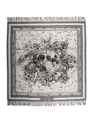 CHRISTIAN DIOR Zodiac Blanket Luxus Designer Wolldecke Sammler Rar NEU OP: 2000€