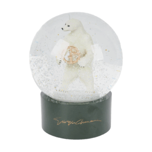 GIORGIO ARMANI Schneekugel Xmas Ultra rare VIP Media Gift Polar Bear Sammler