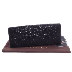 GUCCI Broadway 257080 507631 Satin Swarowski Luxus Clutch 2011 OP: 1500 €