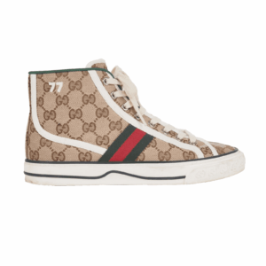 GUCCI Tennis 1977 High Top Sneaker Luxus Designer Damenschuhe gr. 38,5 OP: 690 €