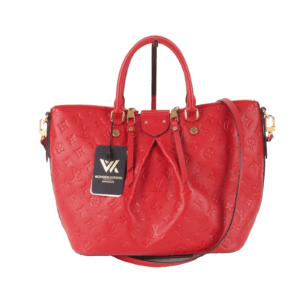 LOUIS VUITTON Mazarine MM Empreinte Rot Luxus Leder Tote Tasche OP: 2800 €