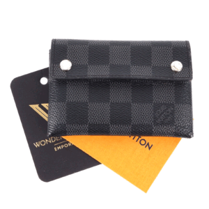 LOUIS VUITTON Mini Pouch aus dem Set Alpha Triple Pouch Damier Graphite N60255