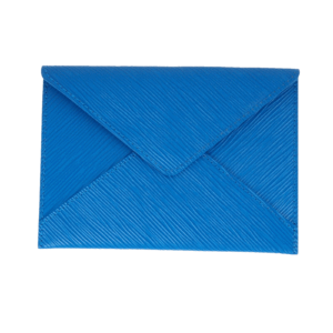 LOUIS VUITTON VIP Kirigami  Medium Pouch Einladung-Umschlag Epi Ananga Blue