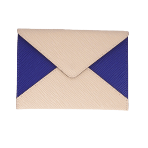 LOUIS VUITTON VIP Kirigami  Medium Pouch Einladung-Umschlag Epi Indigo Quarz