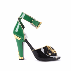 Prada Patent Leder Buckle High Heels Sandalen Luxus Designer Gr.39 NP: 920 €