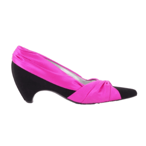 STELLA MCCARTNEY Satin / Leder Pumps Luxus Designer Schuhe EU38 NP: 850 €