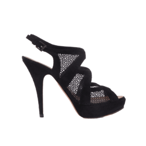 ALAÏA AZK614 Chamois + Filet Luxus Plateau Sandalen Suede EU38,5 NP: 890 €