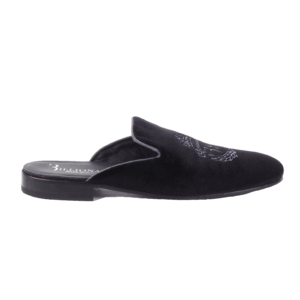BILLIONAIRE Crest Velvet Slipper Mokassin Hausschuhe NEU Rare EU 44 OP: 860 €