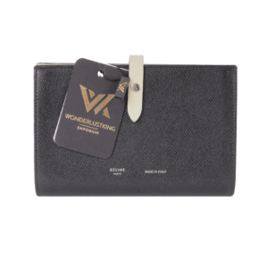 CELINE Medium Bifold Compact Leder Organizer Kartenetui Luxus Designer OP: 740 €