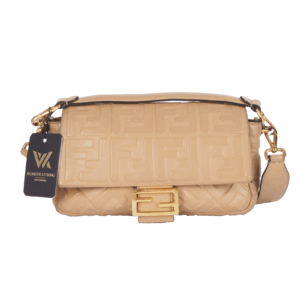 FENDI Baguette Medium 8BR600 Nappa Beige Luxus designer Schultertasche OP: 3000€