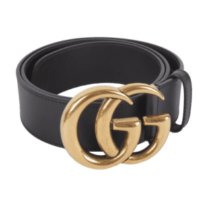 GUCCI Marmont breiter Gürtel 397660 Gr. 80 Leder Luxus Designer OP: 450 €