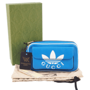 GUCCI x ADIDAS Trefoil Gürteltasche Bumbag Leder Limitiert 722141 OP: 1390 €