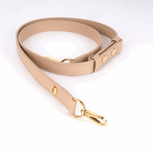 LOUIS VUITTON Leder Schulterriemen für Mini Dauphine M23610 Hazelnut Gold