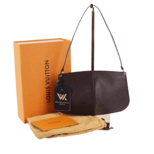 LOUIS VUITTON M5262D Pochette Demi-Lune Half Moon Epi Moka Tasche OP: 520 €