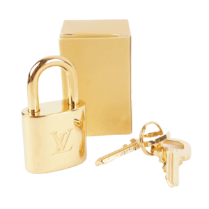 LOUIS VUITTON Schloss Hängeschloss Padlock Gold NEU 2024 Nr. 501 RARE