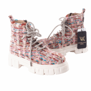 PHILIPP PLEIN Army Boots Limited Tweed Edition Luxus Stiefel Gr.37 OP: 1290 €