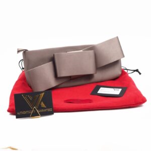 VALENTINO GARAVANI Oversized Bow Clutch Luxus designer Satin Pouch OP: 980 €