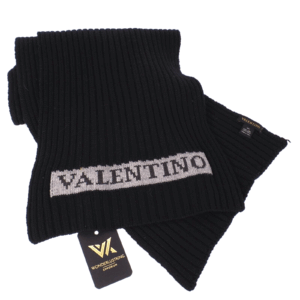 VALENTINO GARAVANI Strick Schal 100% Wolle Luxus Designer OP: 280 €